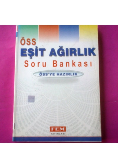 Eşit Ağırlık Soru Bankası Öss