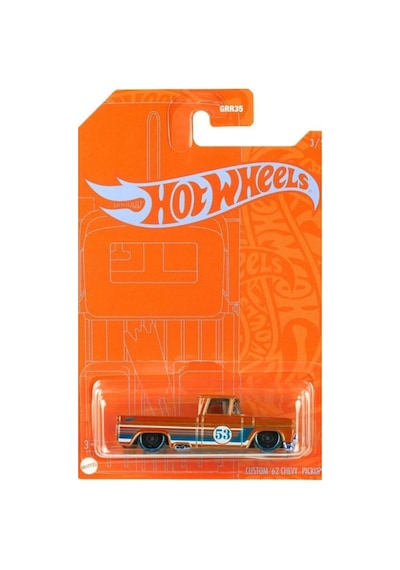 Hot Wheels 53rd Anniversary Orange And Blue Series 5 Araçlık  Set