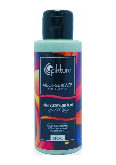 Multi-surface Hibrit Akrilik Boya, 120ml, Su Bazlı, Ahşap Cam Seramik Metal Kumaş Plastik İçin Adaçayı