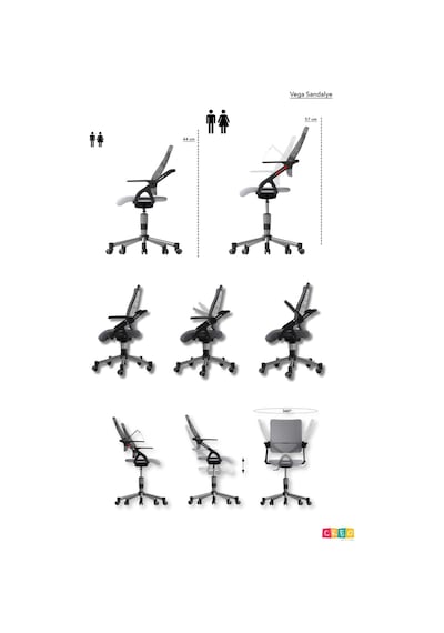 Creo Mobili Yükseklik Ve Sırt Ayarlı Vega Çalışma Sandalyesi, Ofis Ve Bilgisayar Koltuğu Yeşil/yeşil Gri Creo Mobili Yükseklik Ve Sırt Ayarlı Vega Çalışma Sandalyesi, Ofis Ve Bilgisayar Koltuğu Yeşil/yeşil Gri