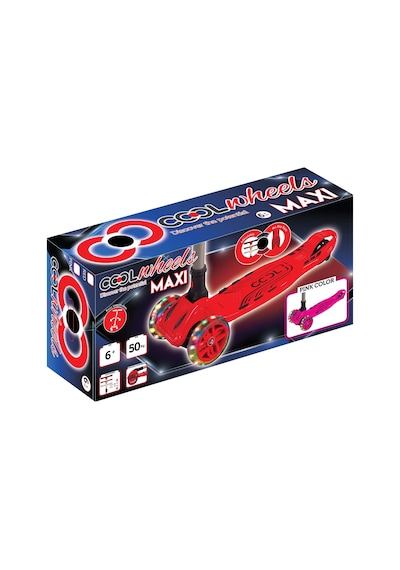 Furkan Toys Cool Wheels 6+ Yaş Maxi Twist Işıklı Katlanabilir Scooter