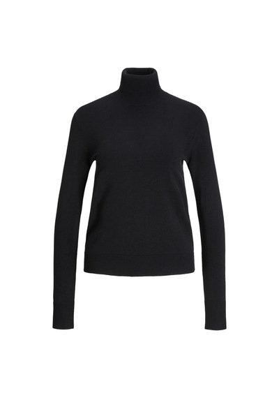 Jack & Jones Kadin Bogazli Uzun Kollu Kazak - Ada 12258813 Black Siyah