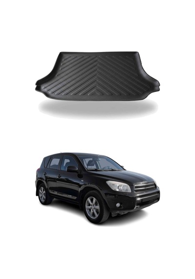 Toyota Rav4 2006-2012 Arası Uyumlu Araca Özel Kauçuk Tpe Bagaj Havuzu Siyah
