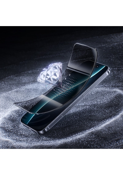 Apple iPhone 18 Pro Max Uyumlu Benks Omniwarrior Privacy Cam Ekran Koruyucu Uygulama Aparatlı Siyah