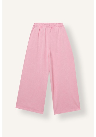 Defacto Taş Detaylı Dikişli Wide Leg Eşofman Altı Kız Çocuk I6186a826wnpn449 Pembe-pn449