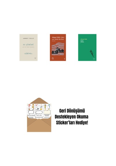 Su Çürüdü Ciltli + Everest Açıkhava 21 - Gidersen Yıkılır Bu Kent + Saklı Kalan + Okuma Sticker'ları