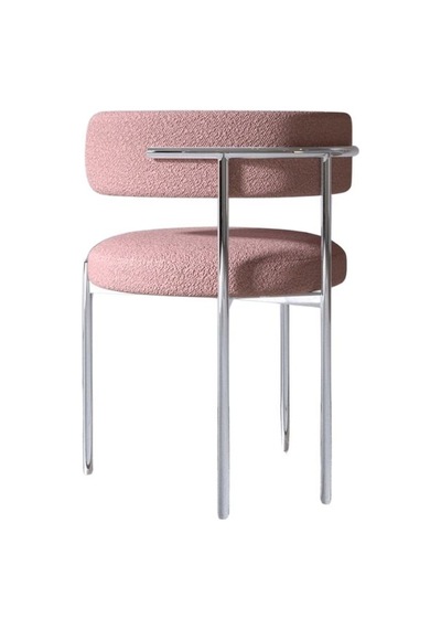 Teddy Sandalye, Krom Metal Pembe