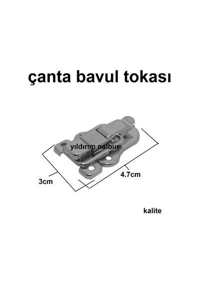 Çanta Tokası Bavul Kilidi Dolap Kilidi Mandallı Kilit
