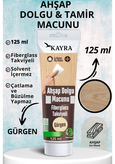 Gürgen Renk Ahşap Tamir Macunu 125 Ml Mobilya Masa Dolap Sehpa Çizik Çatlak Giderici Parke Çatlak Dolgusu Parke Çizik Tamiri Lamine Parke Ve Ahşap Yüzeyler İçin Onarıcı Macun Tahta Tamirat Macunu Gürgen Gürgen Renk Ahşap Tamir Macunu 125 Ml Mobilya Masa Dolap Sehpa Çizik Çatlak Giderici Parke Çatlak Dolgusu Parke Çizik Tamiri Lamine Parke Ve Ahşap Yüzeyler İçin Onarıcı Macun Tahta Tamirat Macunu Gürgen
