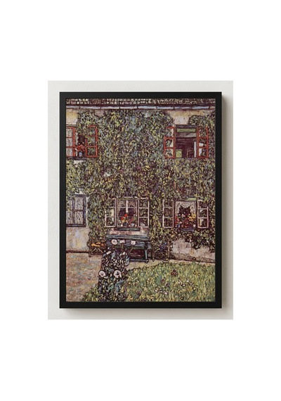 Klimt Ormancının Evi Çerçevesiz Poster 21x30 Cm A4 Tablo Art Nouveau Duvar Dekoru
