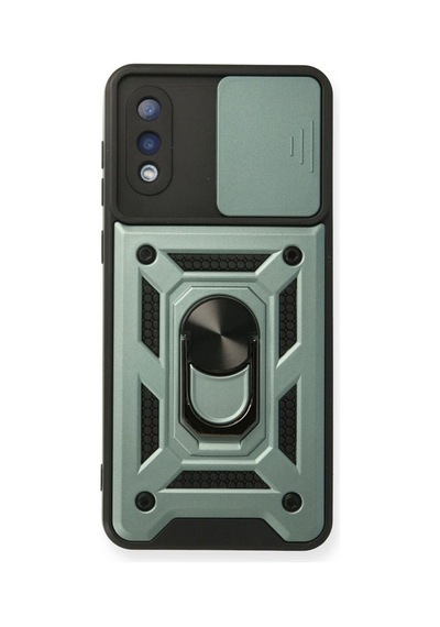 Samsung Galaxy A02 Kılıf Pars Lens Yüzüklü Silikon