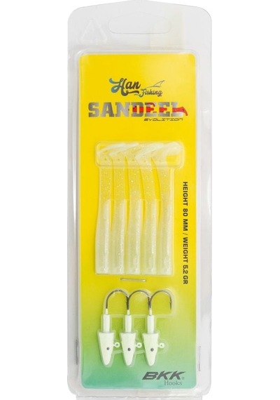Hanfish Sandeel Silikon 80 Mm - 5.2 Gr. Sl-806 Glow