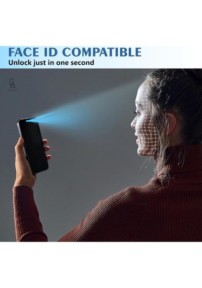Apple Uyumlu iPhone 17 Içi Kadife Lansman Kılıf Ve Hayalet Privacy Tam Kaplayan Cam Ekran Koruyucu Açık Pembe
