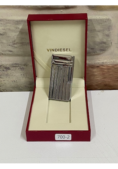 Vindiesel Marka Gri Renk Dik Nokta Desenli Gazlı Kişiye Özel Çakm