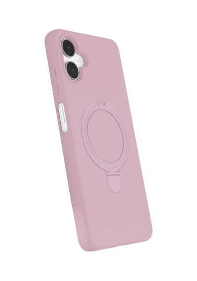 Samsung Galaxy A06 Uyumlu Regal Magsafe Standlı Kapak - Açık Pembe