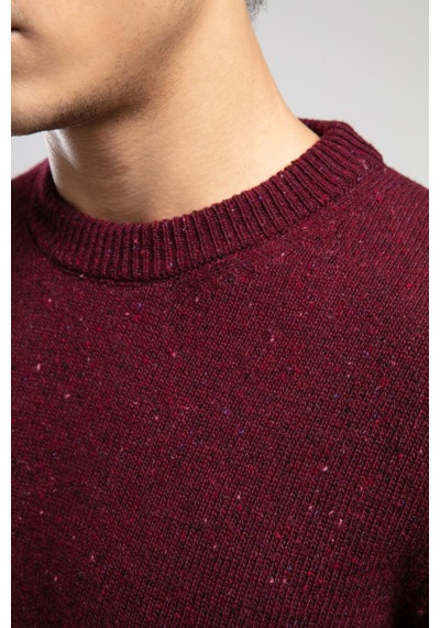 Lee Cooper Jos Erkek O Yaka Kazak Mor Mürdüm-21059 Mürdüm