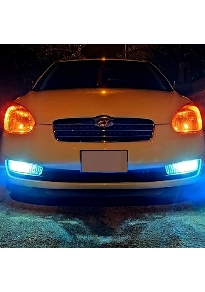 Megamarket06 H27 Buz Mavi Led Sis Farı Ampulü Zero Led