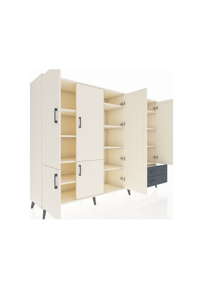 Hyperion Dolap 12 Raflı 2 Çekmeceli 7 Kapaklı 220x44x163 Aytaşı-a Aytaşı-aytaşı/antrasit Hyperion Dolap 12 Raflı 2 Çekmeceli 7 Kapaklı 220x44x163 Aytaşı-a Aytaşı-aytaşı/antrasit