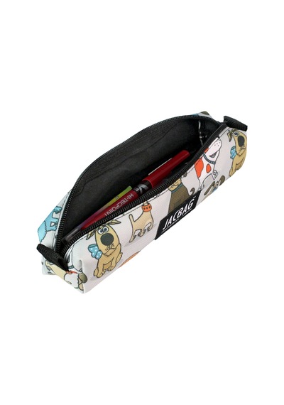 Jacbag Prizma-sosis Tip Kalem Kutusu Prizma-neşeli Patiler renkli