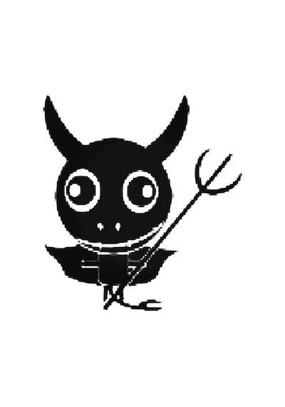 Sy Devil Sticker Araba Oto Arma Duvar Çıkartma 20 Cm