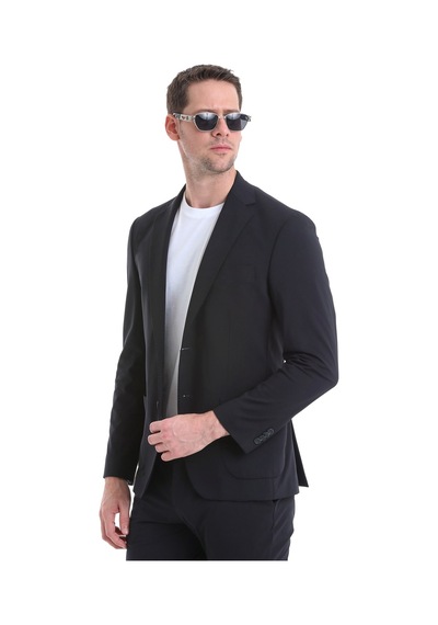 Hatemoğlu Performans Suit Siyah Slim Fit Takım Elbise