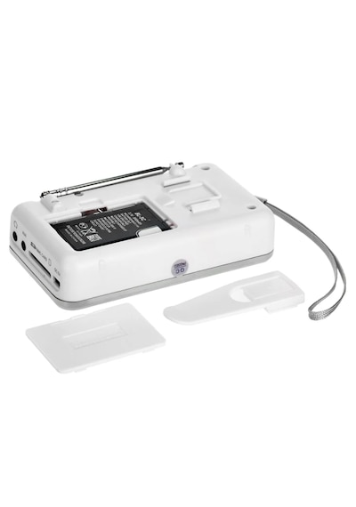 Ultratekno L-938 Şarjlı Taşınabilir Fm Radyo Dijital Ekranlı Usb/tf/sd/aux Destekli Bl-5c Bataryalı Cep Radyosu