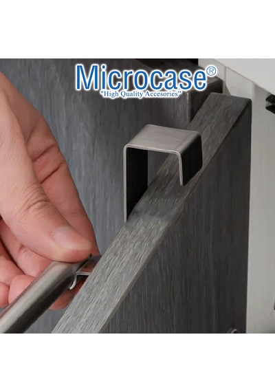 Microcase Mutfak Dolabından Havluluk Askılığı 24 Cm 2 Adet Al5714 Beyaz