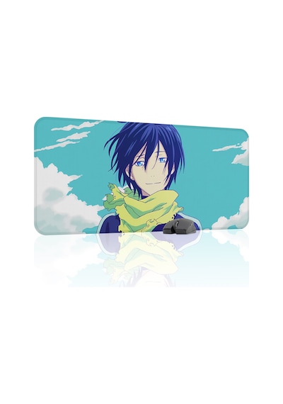 Noragami Kaymaz Dikişli Kauçuk Oyuncu Mousepad V4 - 90x40 Xxl Gaming Mouse Pad Fare Altlığı