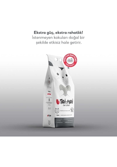 Toi Moi Aktif Karbonlu Sodyum Bentonit Kedi Kumu 10 L