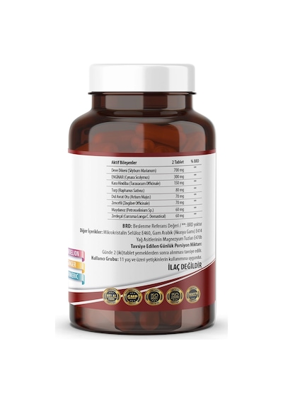 Ncs Milk Thistle Artichoke Zerdeçal Karahindiba 90 Tablet Enginar