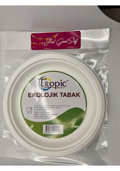 Ekolojik Tabak 22 Cm Çok Renkli