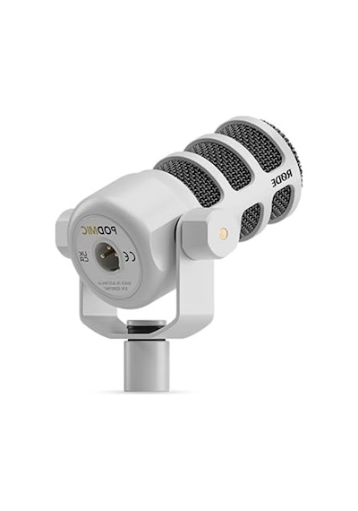 Røde Podmic, Profesyonel Dinamik Podcast Mikrofon, Beyaz