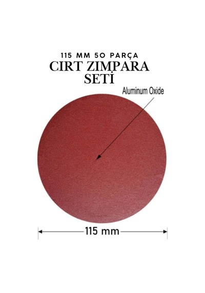 42 Adet Cırt Zımpara Kağıdı Seti 115 Mm - Karma Paket Avuç Taşlama Spiral Uyumlu - Hobici Zımpara Seti