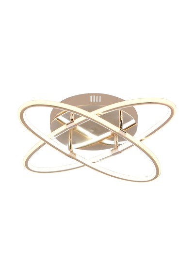Pl 010 4 Çift Yönlü Model Gold 3 Renkli Salon Ve Oturma Odası İçin İdeal Alüminyum Avize, 65x10 Gold
