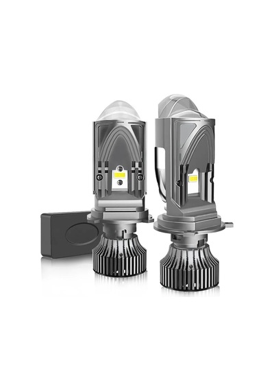 Led Far Ampulü Beyaz H4 50w 12v 22000lm Csp Chip Lens Canbus / Laam979