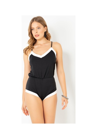 Miorre Doremi Pamuklu Şortlu Tulum Pijama 001