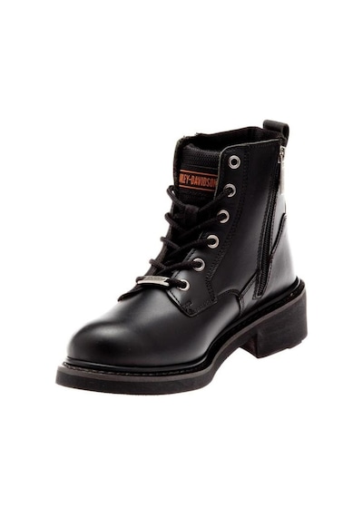 Harley Davidson Jim Black Siyah Deri Erkek Bot