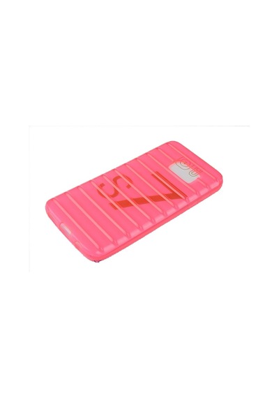 Jopus Galaxy S7 İle Uyumlu Silikon Tirtikli Arka Koruma Paneli Pembe Sk-030 Pembe