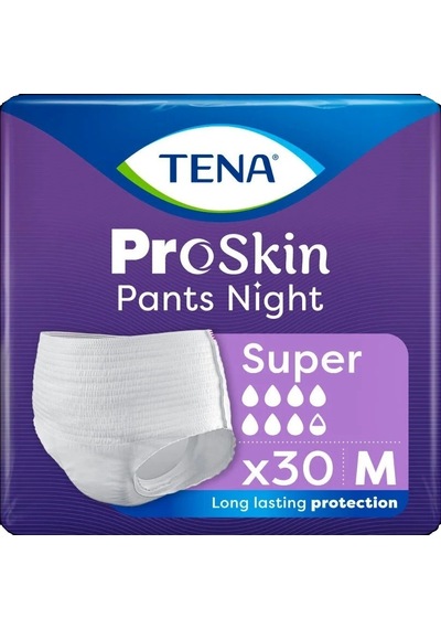 Tena Proskin Pants Süper Night Gece Emici Külot Bezi M 30 Adet