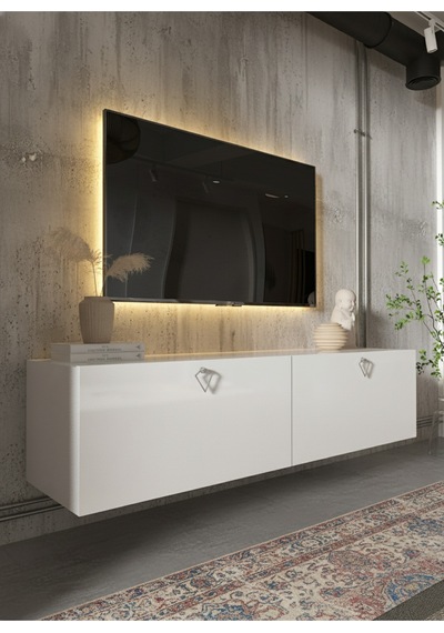 Resital Tv Ünitesi S1245-1 Beyaz Beyaz
