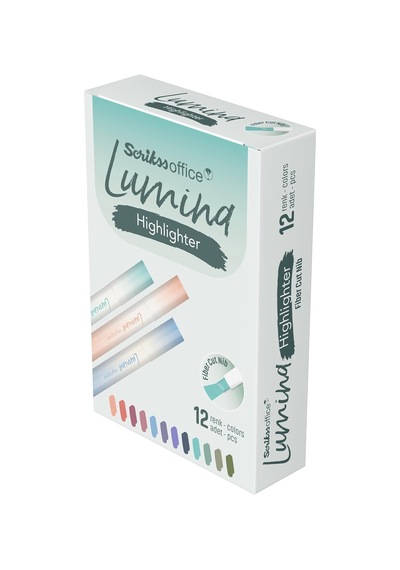 Office Lumina Fosforlu Kalem Lotus Colour - 693u 12 Lik Amb 103 Ivory