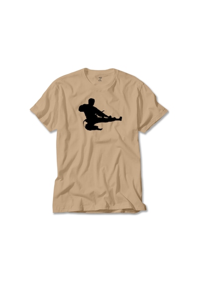Taekwondo Karate Silhouette Yeşil Tişört