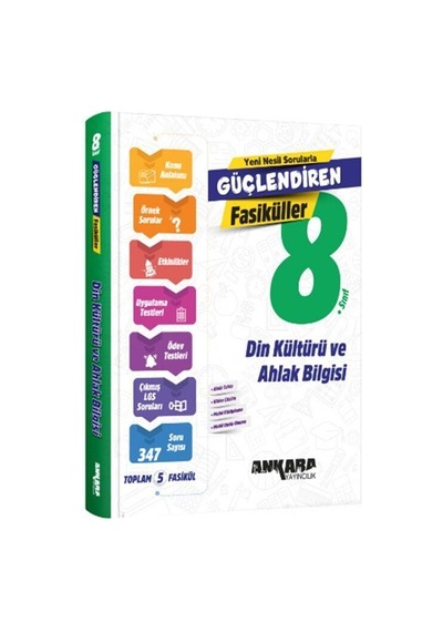 8. Sınıf Din Kültürü Ve Ahlak Bilgisi Güçlendiren Fasiküller Ankara Yayıncılık