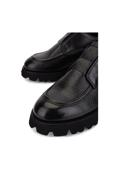 Tamer Tanca Erkek Hakiki Deri Siyah Casual Ayakkabı 1093 1903 Erk Ayk Sk25-26 Sıyah Siyah