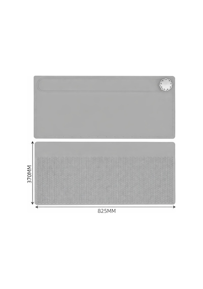 Te-729 Antistatik Isıya Dayanıklı Elektronik Tamir Matı Silikon Pad 825 X 370 Mm Gri