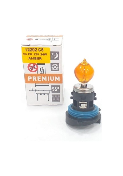 Premıum 12V Gündüz Sürüş Ampulü Soketli Turuncu 24W N11.3884
