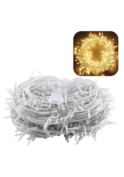 100 Ledli Beyaz Yilbaşi Led Işik 1 Adet
