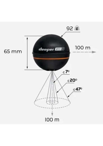 Deeper Smart Sonar Pro+2 Balık Bulucu
