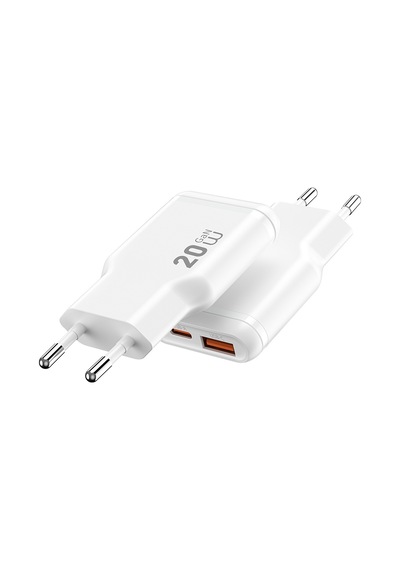 Wiwu Wi-g032 Essen Slim Serisi Gan Tech Pd Hızlı Şarj Özellikli Şarj Başlığı 20w Beyaz