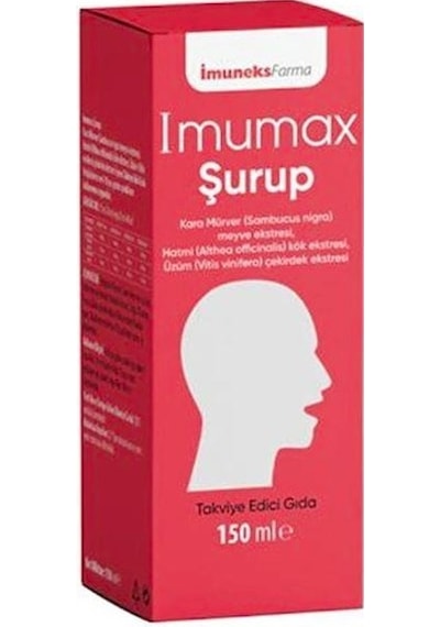 İmuneks Farma Imumax Takviye Edici Gıda Şurup 150 ML